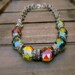 Over The Rainbow, Western Cowgirl Faceted Mystic Quartz Crystal Necklace