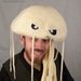 Fleece Jellyfish Hat - Light Yellow