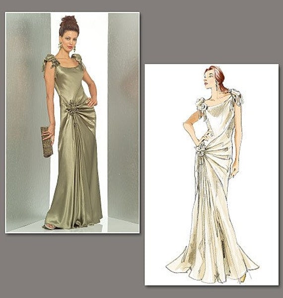 Bellville Sassoon Evening Gown Vogue 1015 Pattern by PatternParlor