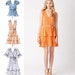 Cynthia Rowley Tiered Ruffle Dress and Top Pattern Simplicity 1872 Size 6-14