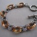 Bracelet Cosmic Crystal Rings Swarovski Chainmaille Gunmetal