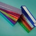 20 Pack Multi Color Foil Cotton Filled Jewelry Boxes 8X2X1 Inch Size Boxes
