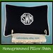Sham - Large Font Monogrammed Pillow Sham - Single - Standard Size