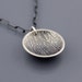 Etched Grasslands - Sterling Silver Necklace