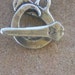 Horseshoe Nail Toggle Clasp - ROUND