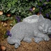 kitten garden statue