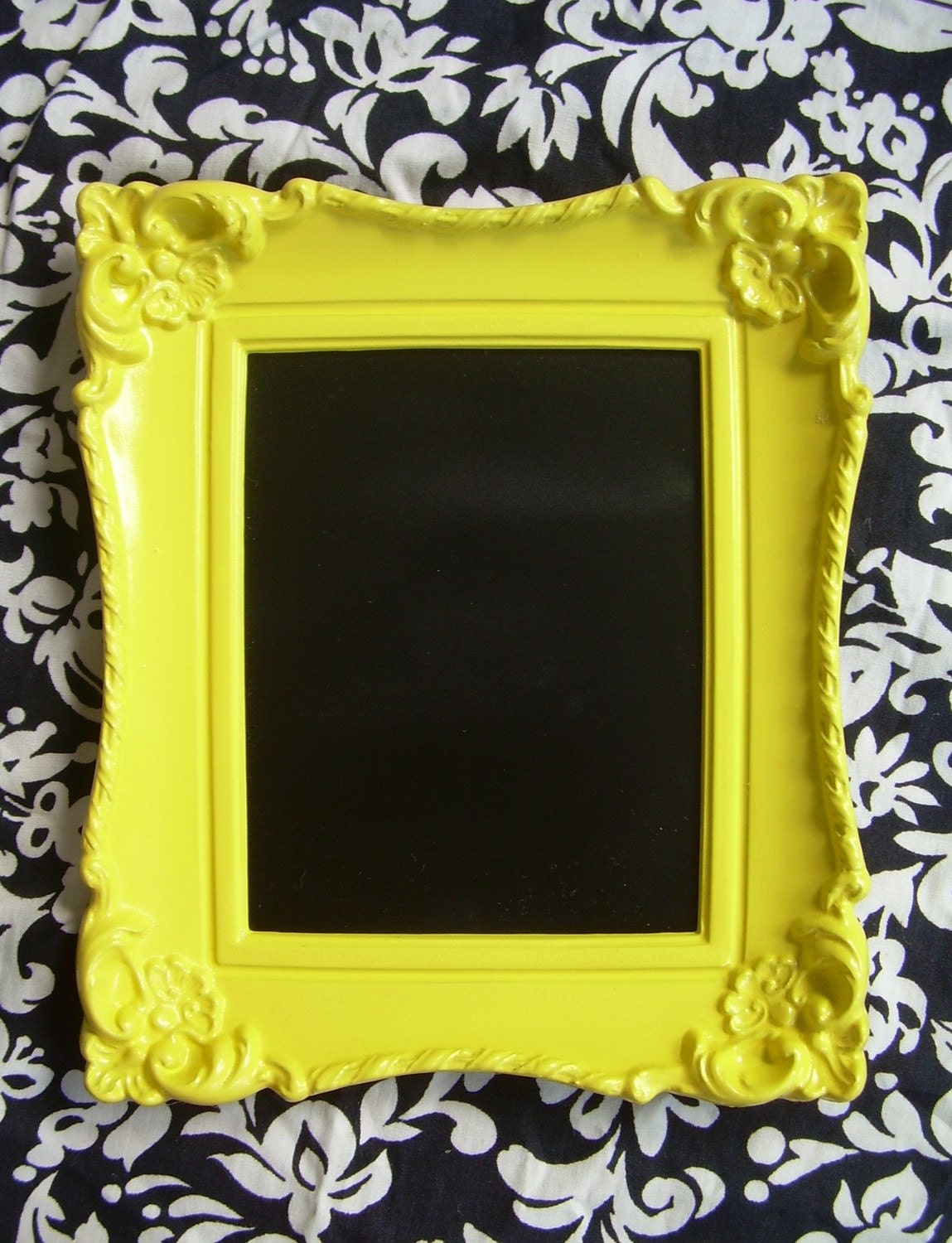 Yellow Embellished Chalkboard