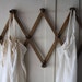 wooden peg rack