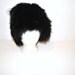 60s fur hat // luxe black fur // vintage 1960s hat