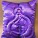 Purple Satin Vagina Pillow- mature