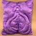 Purple Satin Vagina Pillow- mature