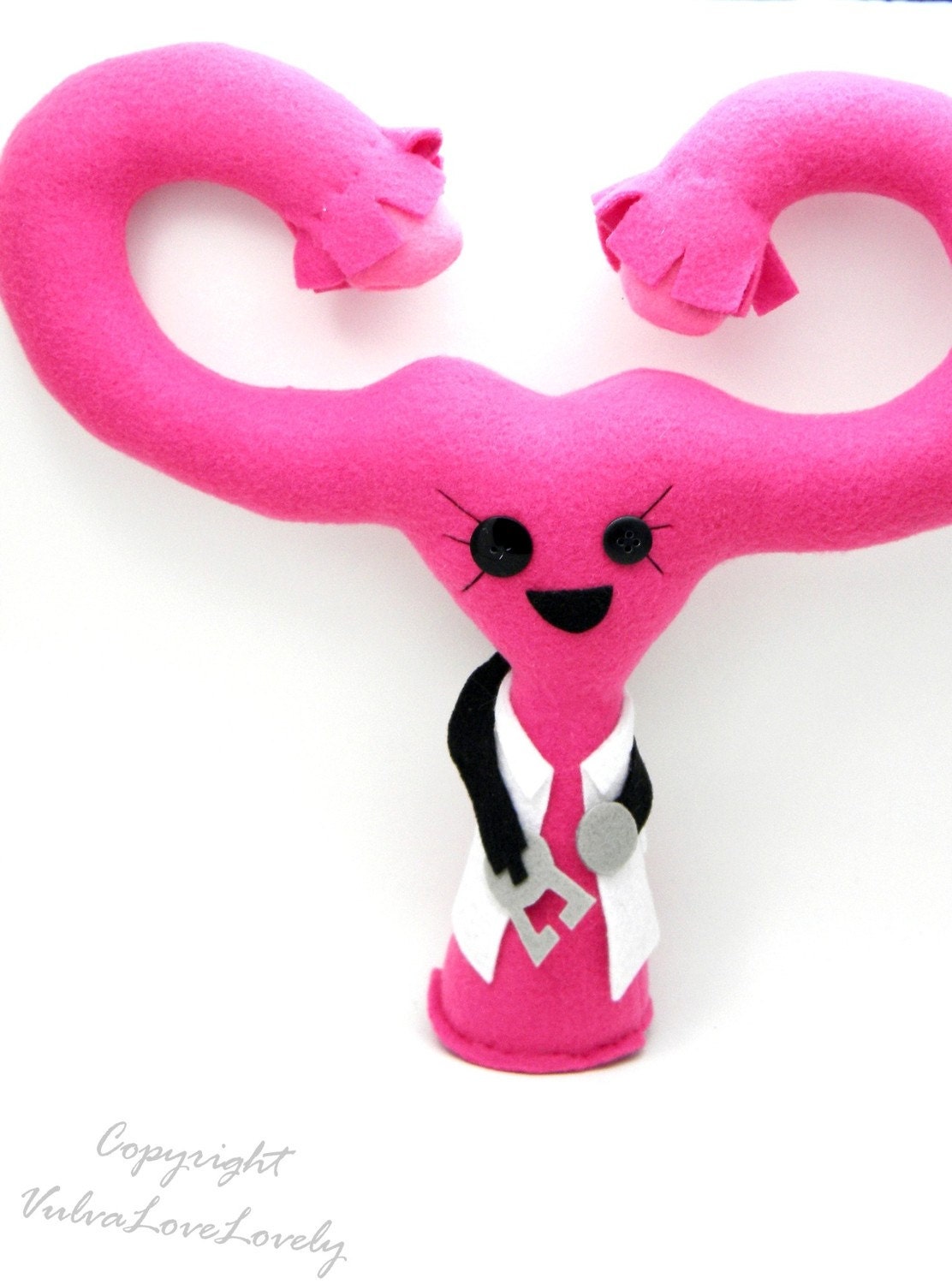 uterus stuffed toy