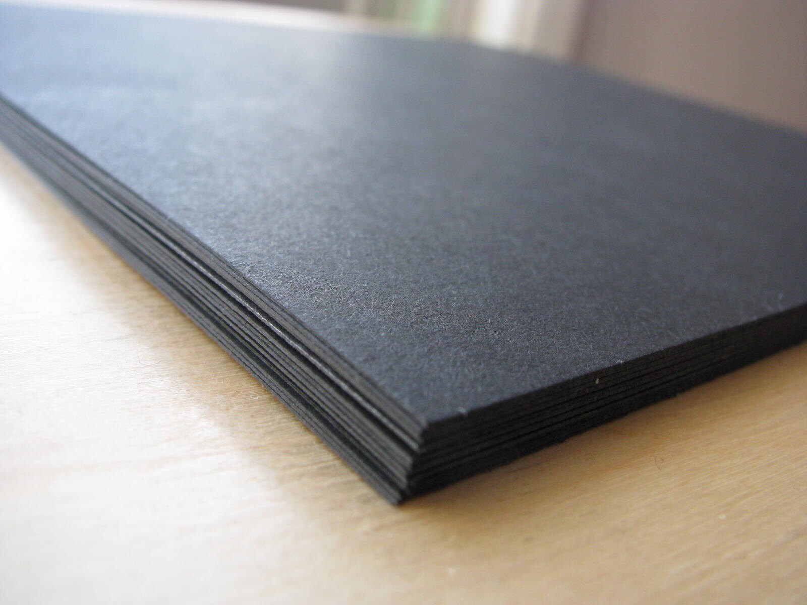 Black Cardstock 7X7 Paper Pack