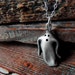 Ghost necklace in fine silver