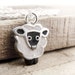 Little sheep necklace - concrete and silver - Made to order