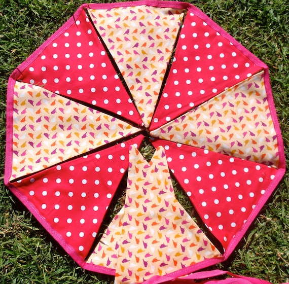 Bunting / flags / pennant strings - Sweet Summer Birds Il_570xn