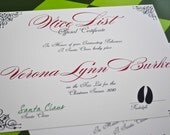SALE! - Personalized Santa Claus Nice List Certificate Il_170x135