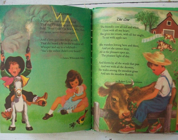 Vintage 1950's Children's Book My Poetry Book