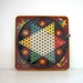 Vintage Pagoda Chinese Checkers Board