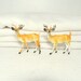 Vintage Deer Duo