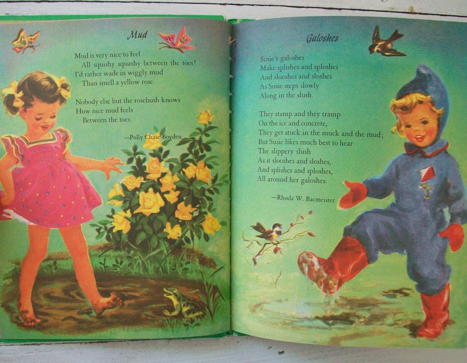 Vintage 1950's Children's Book My Poetry Book