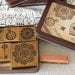 Japanese wood rubber sJapanese Antique Style Margaret Stamp set - Lace Bird Cage(By kodomo)