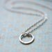 Simple Circle Necklace
