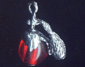 Red and Silver Atomizer Charm - Package of 2