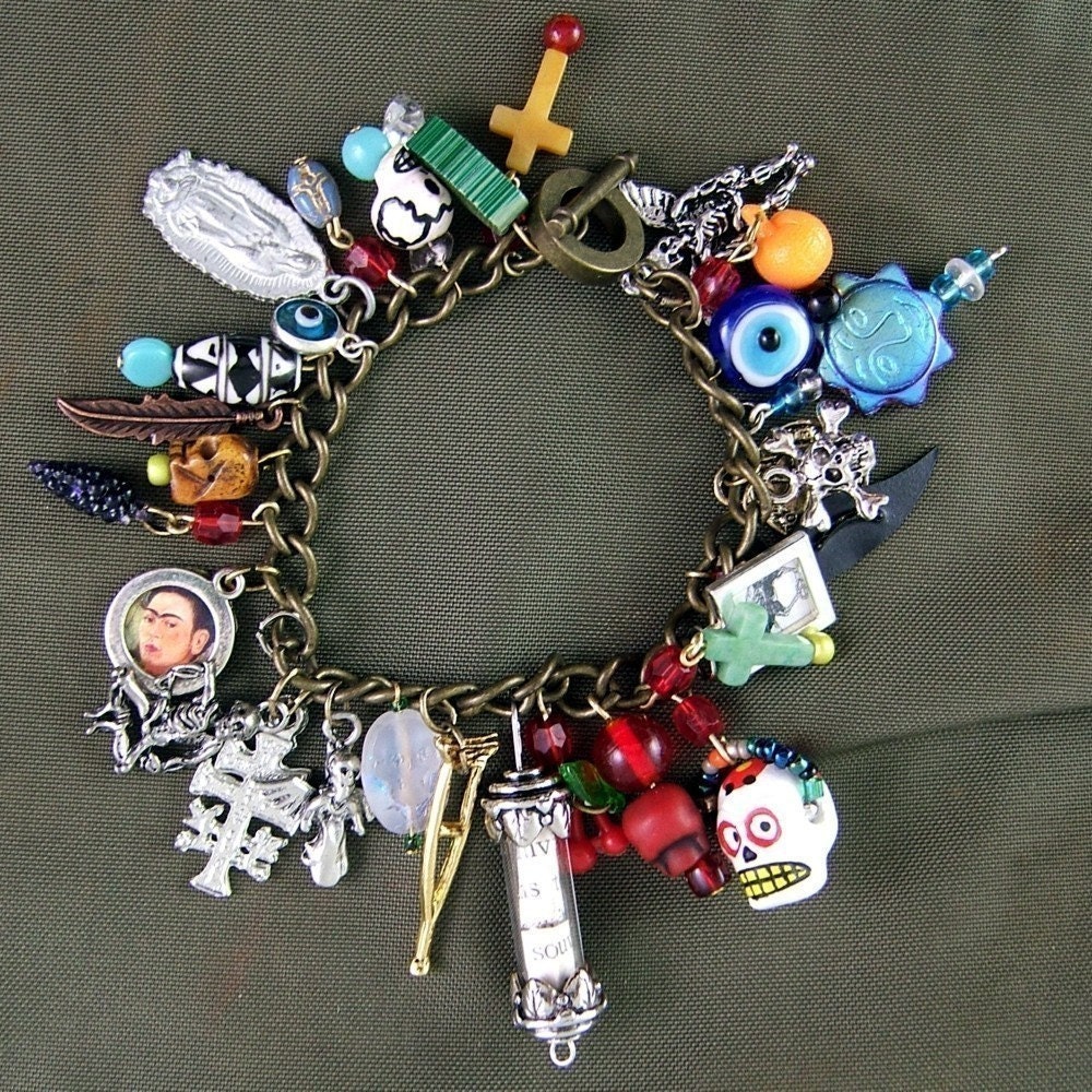 Diy Day Of The Dead Charm Bracelet Kit Make This Bracelet