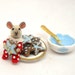 1/12TH scale - Christmas mouse with star cookies set by Lory