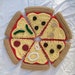 Crochet Stuffed Crust Pizza slice