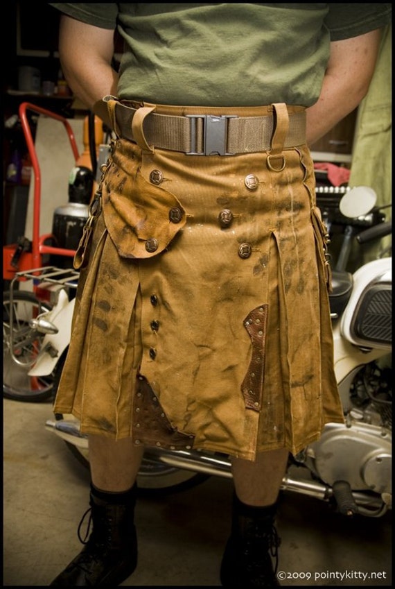 Items similar to Steampunk Welder�s Kilt on Etsy