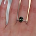 SALE - 3.3ct Apple Green Sapphire diamond ring-final payment for Paul