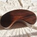 Reserved for Myra - Kidney Shaped Walnut Treasure Box with fitted lid - Ready to Ship