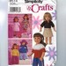 Simplicity 8214 American Girl Size Doll 18 Inch Doll Clothes Pattern UNCUT