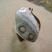 Rare Cog Wheel Ocean Jasper Cocktail Ring - Size 9.75