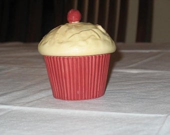 Ceramic cupcake jar | Etsy