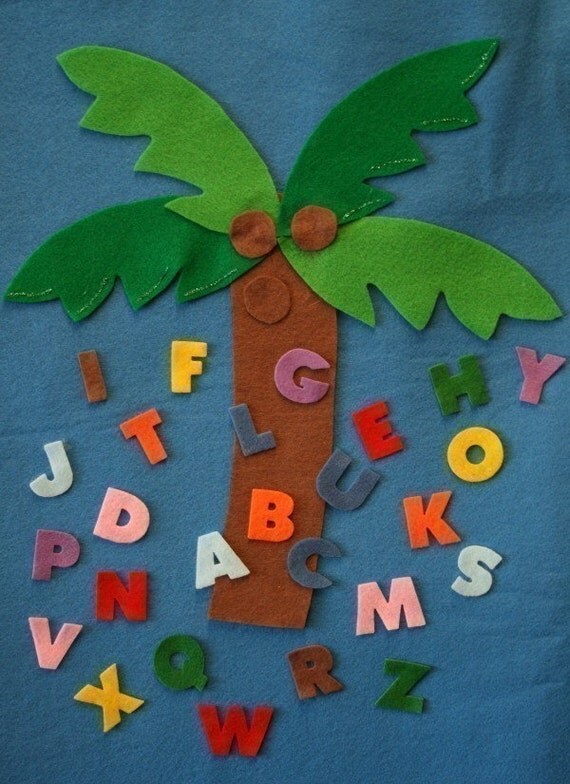 CHICKA CHICKA BOOM BOOM Children's Felt Board by GlitterfulStories