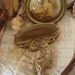 Vintage Madonna Portrait and Ornate Shelf Shabby Cottage Gilt Italy