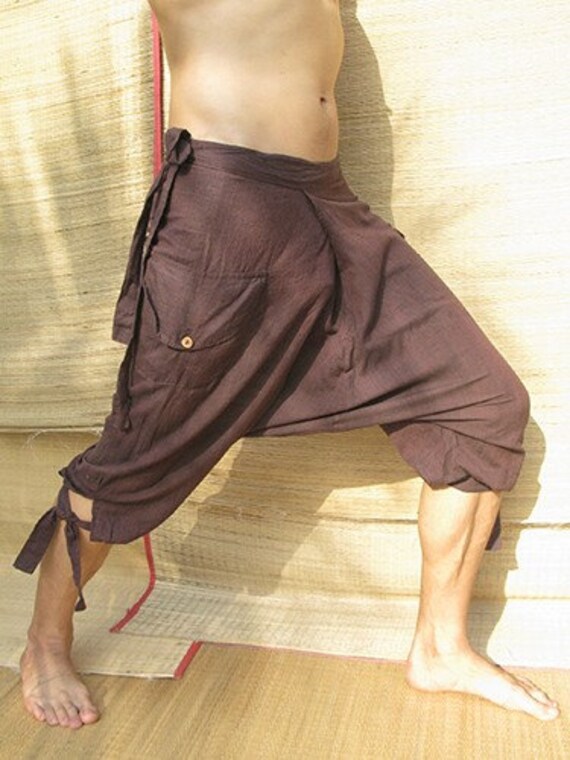 Brown short Punjabi pants Hemp