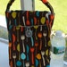 Oversized Reusable Lunch Bag Brown Insulated Picnic Sack Pouch