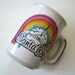 1980s Santa Cruz rainbow mug. California souvenir.