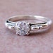 5mm Cubic Zirconia Sterling Silver Ring, Cavalier Creations