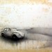 Sea Level - Pencil Drawing - Antique Tissue Paper Series