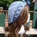 Celebrity Style Beret-Tam-Snood.......Sky Blue-Grey