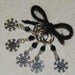 SALE Solstice Snowflakes - Set of 5 Stitch Markers