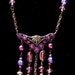 Floral Art Nouveau Filigree Necklace