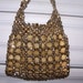 PICCHI - Alfredo Picchi gold beaded evening bag - gold mesh lining