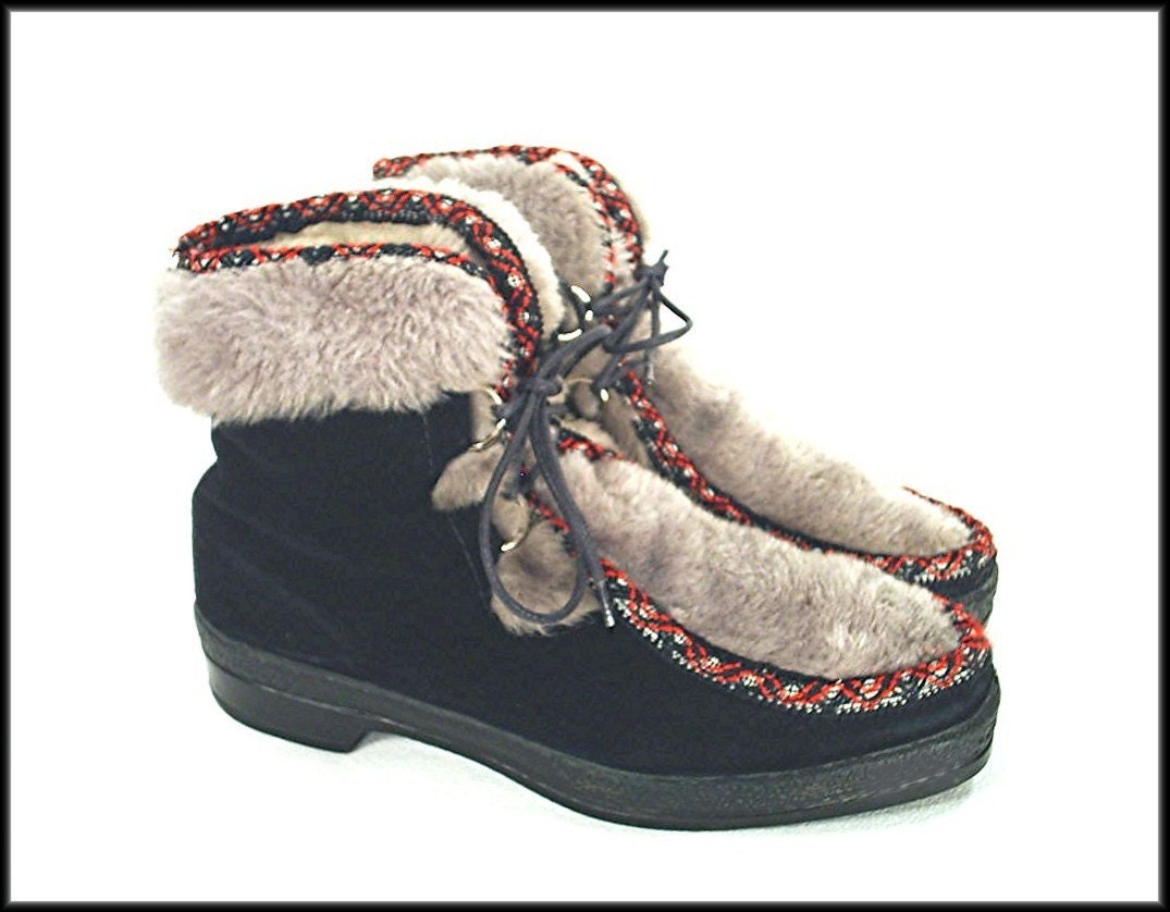 Yodelers vintage 60's apres/after ski BOOTS by RockyMountainRetro