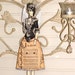EVIE, an Articulated Christmas Angel Paper Doll 10 1/2 inches Victorian Steampunk
